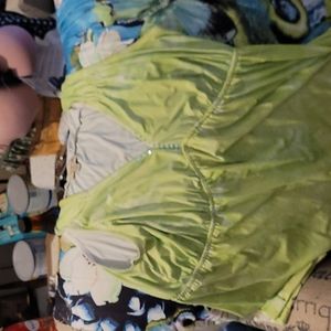 One World Dress size Large butterflies